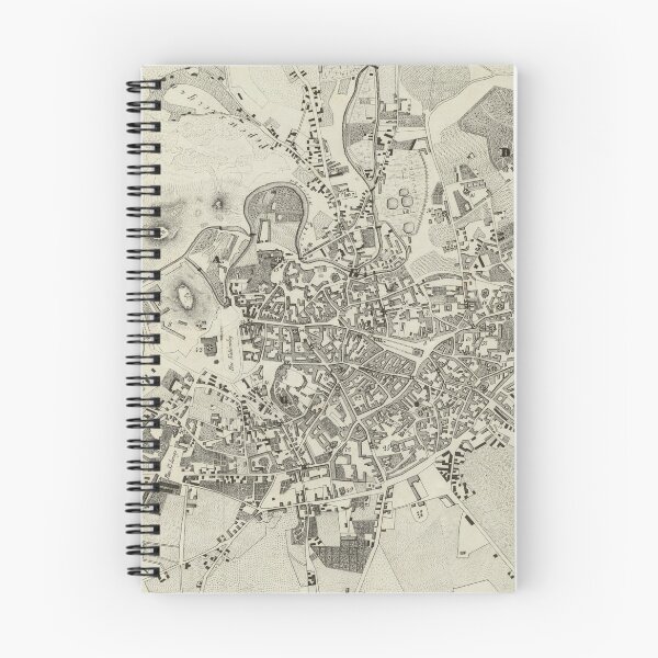 Item preview, Vintage Map of Vilnius Lithuania (1842) designed and sold by BravuraMedia.