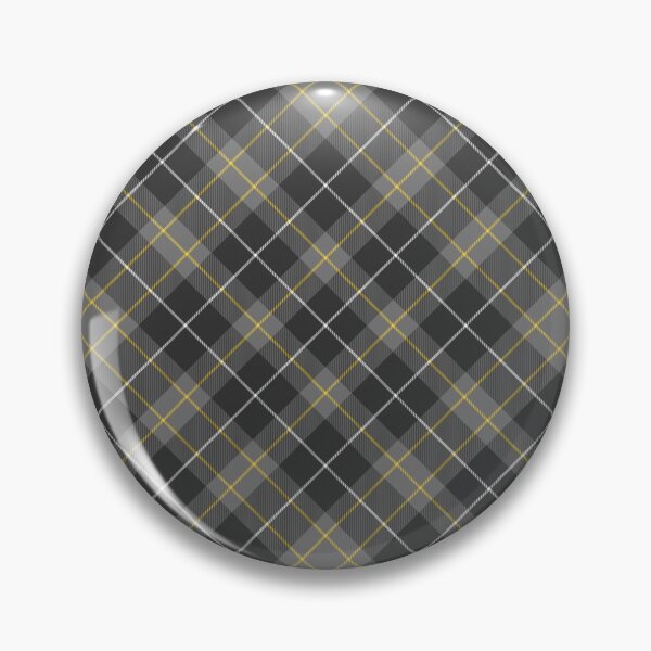 Item preview, Grey & Yellow Cross Tartan Plaid Twill Pattern designed and sold by 89BLACK.