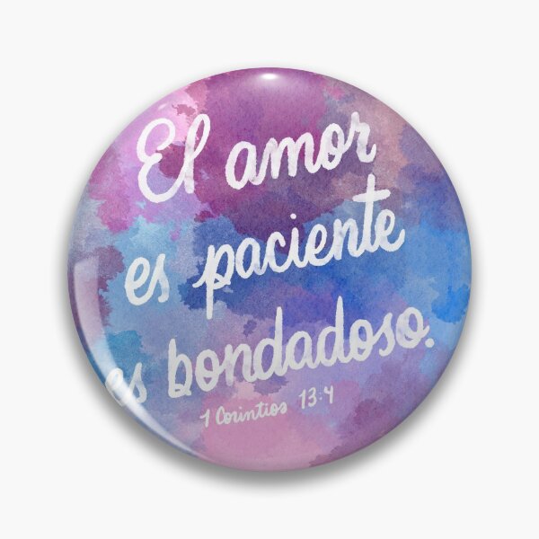 Item preview, El amor es paciente, es bondadoso. 1 Corintios 13:4 designed and sold by GraphicsbyNel.