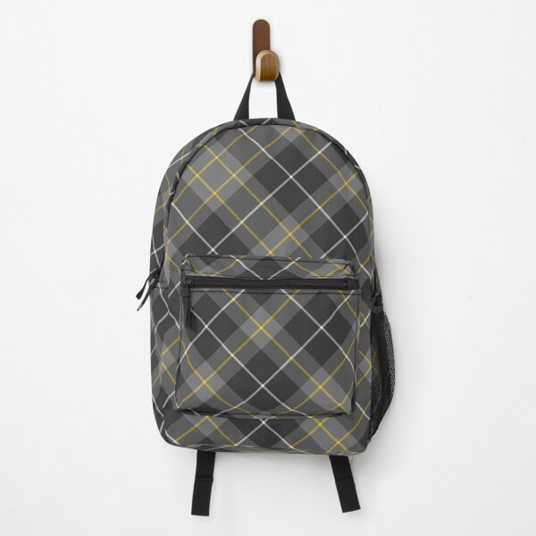 Item preview, Grey & Yellow Cross Tartan Plaid Twill Pattern designed and sold by 89BLACK.