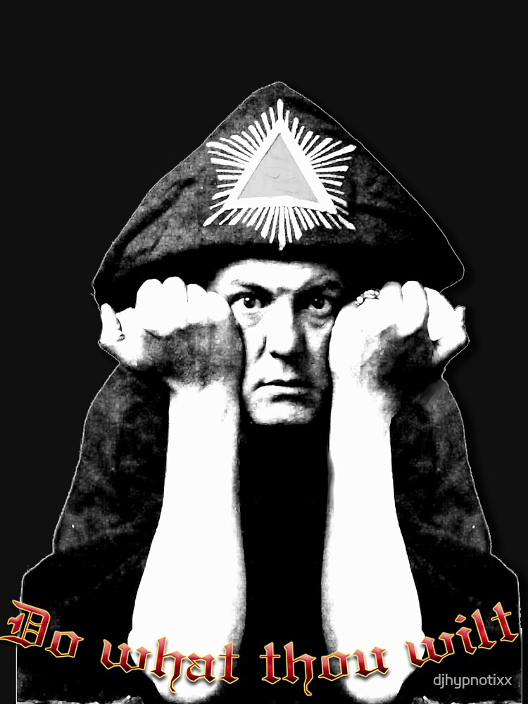 Tribal T-Shirts Aleister Crowley Love Is The Law - Sudadera Con