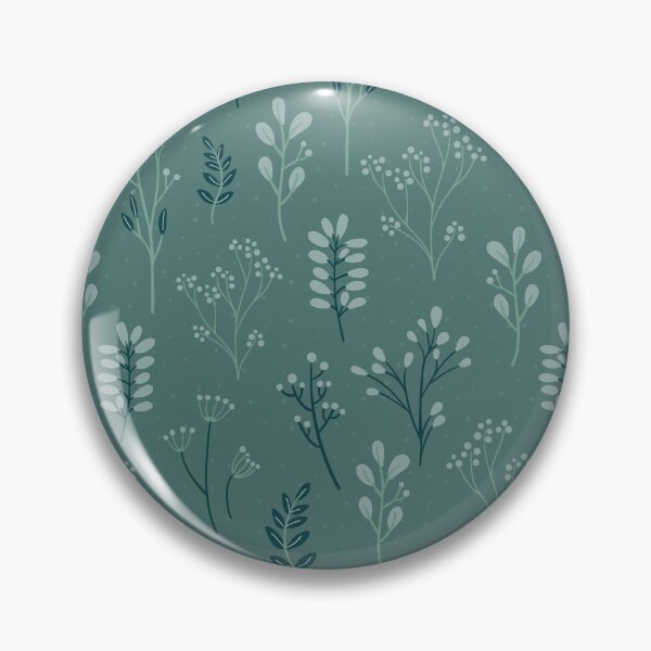 Item preview, Teal & Green Botanical Garden Leaves Floral Print designed and sold by StudioPosies.