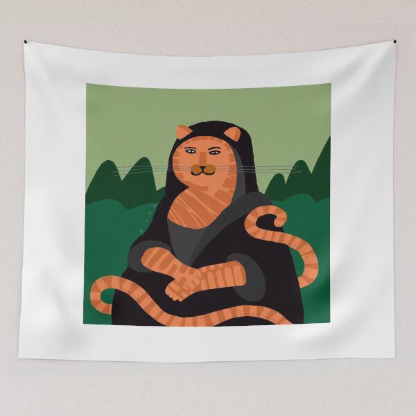 Item preview, MonnaLisa Cat Leonardo Da Vinci designed and sold by zipo-art.