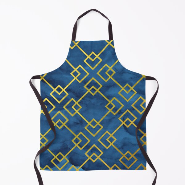 Item preview, Geo Gold on Blue Clouds designed and sold by raymondwarenyc.