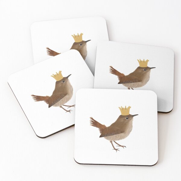 Item preview, Wren with Crown bird drawing gift women girls men birdwatcher biologist designed and sold by jz-birds.