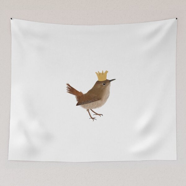 Item preview, Wren with Crown bird drawing gift women girls men birdwatcher biologist designed and sold by jz-birds.