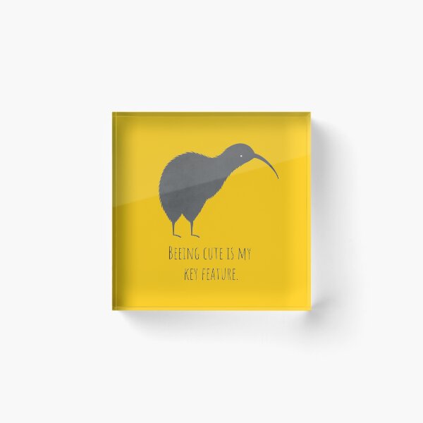 Item preview, Sweet kiwi bird yellow designed and sold by KiwiBrush.