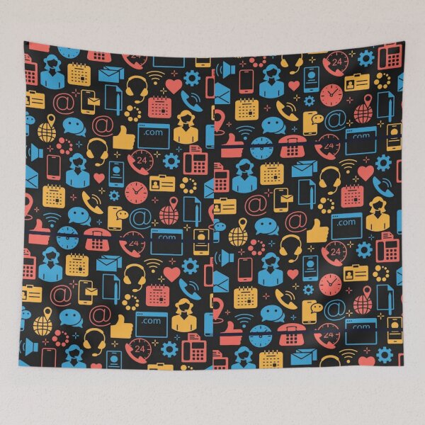 Item preview, Social Sites Theme pattern designed and sold by Ajayk27.