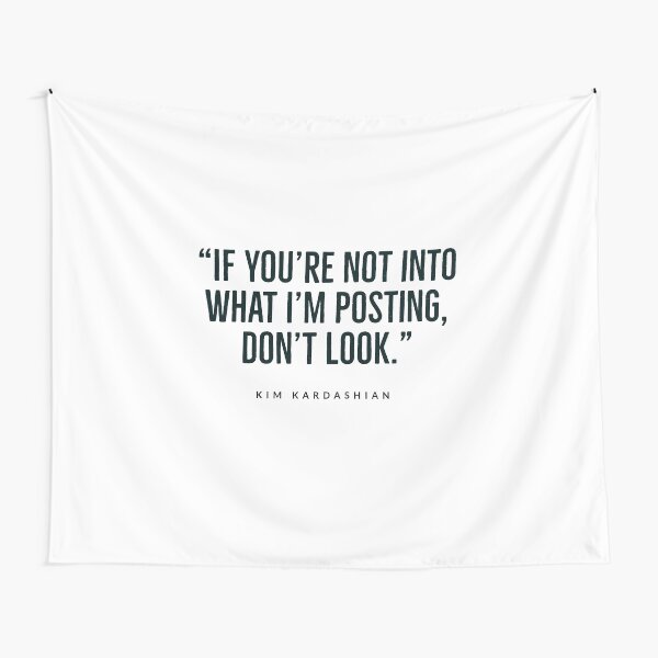 Aperçu de l'œuvre QUOTES - KIM KARDASHIAN - KARDASHIAN - FUNNY - USA  créée et vendue par Tropical Blood.
