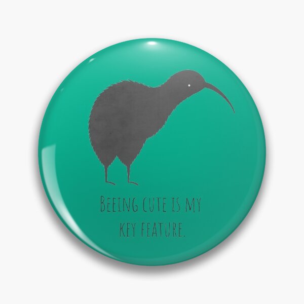 Item preview, Sweet kiwi bird - turquoise designed and sold by KiwiBrush.