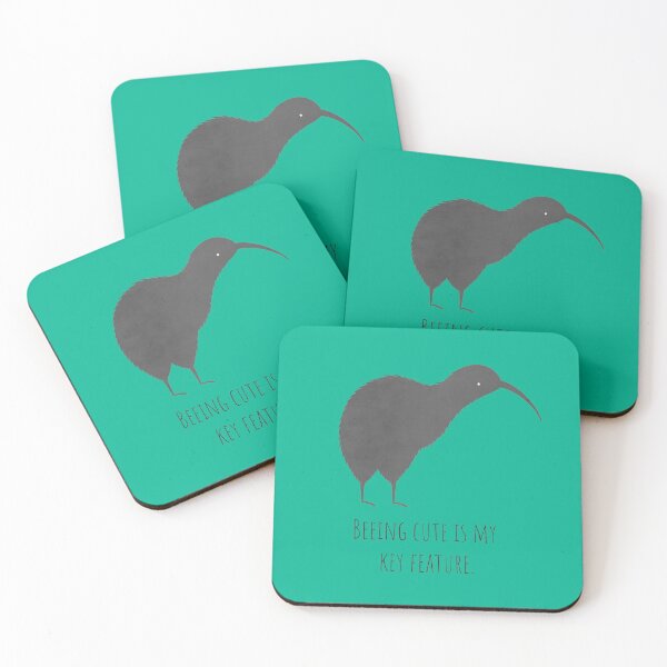 Item preview, Sweet kiwi bird - turquoise designed and sold by KiwiBrush.