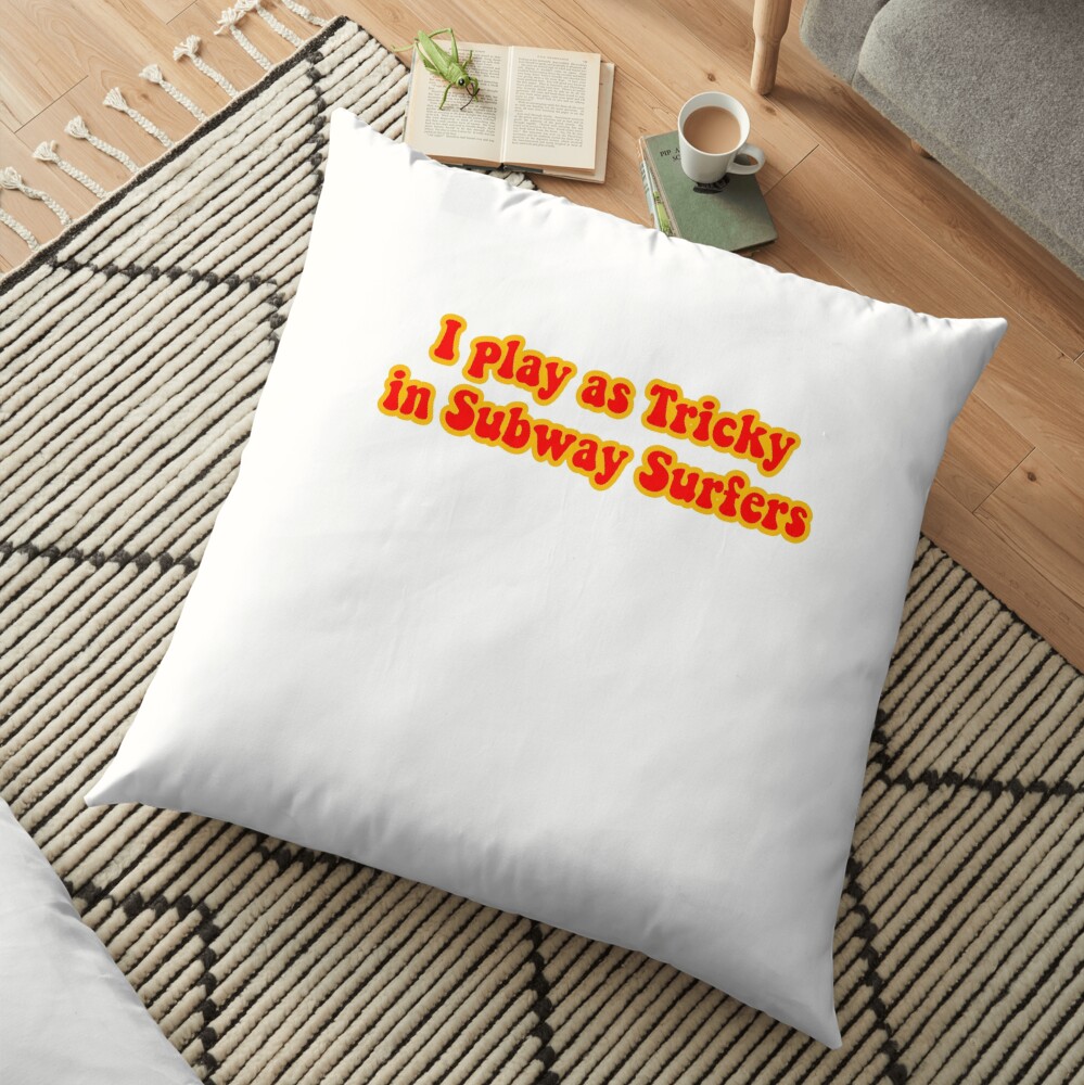 tricky subway surfers Floor Pillow