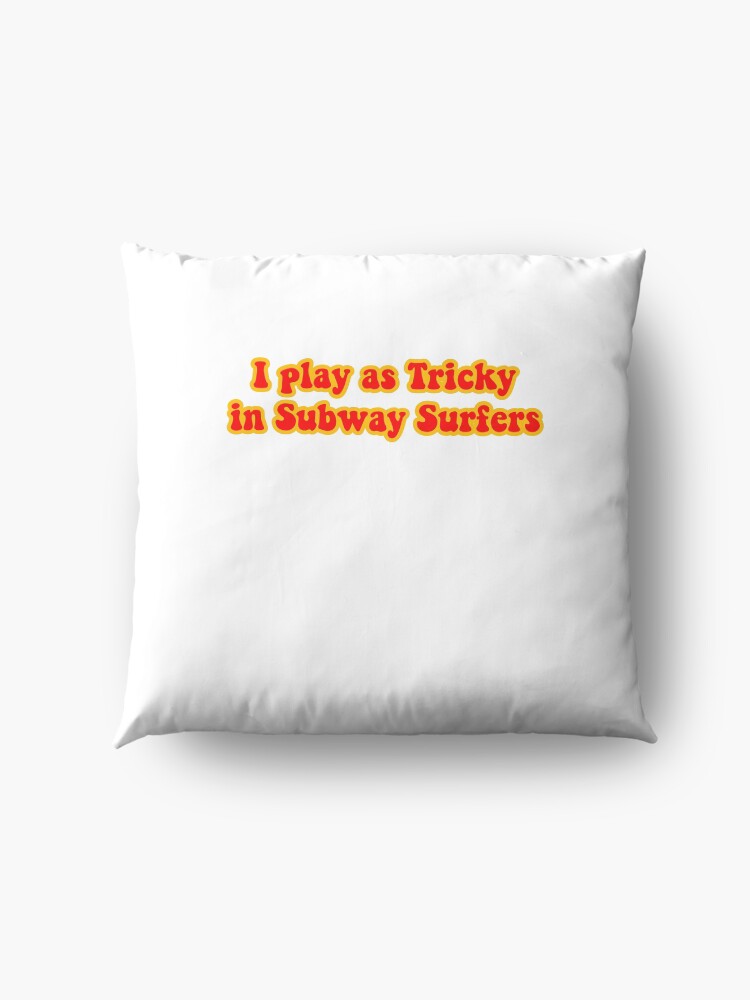Alternate view of tricky subway surfers Floor Pillow