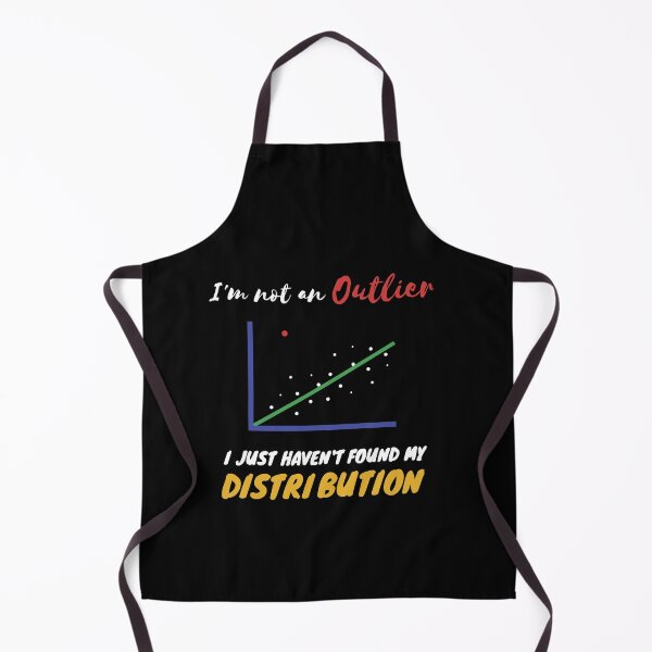 Item preview, Funny Statistics Inside joke about Outliers and Distribution designed and sold by HepiusArt.