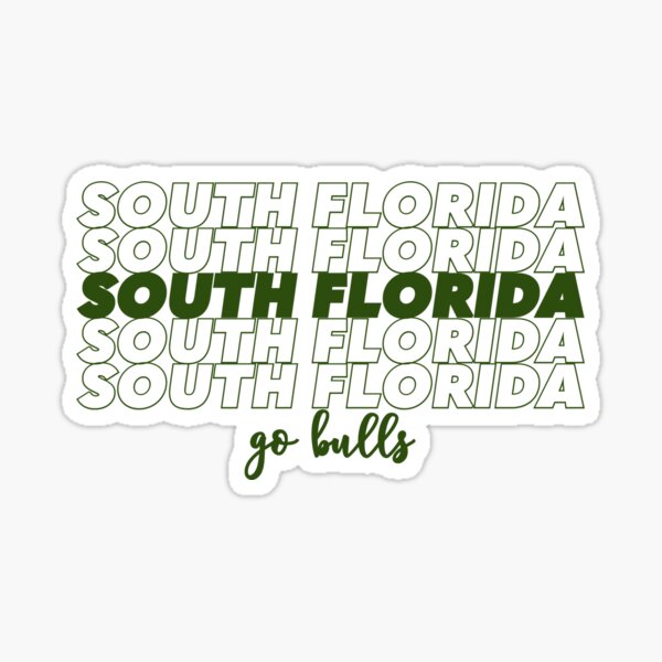 South Florida Go Bulls Sticker