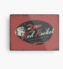 Red Rocket (Distressed) Metal Print