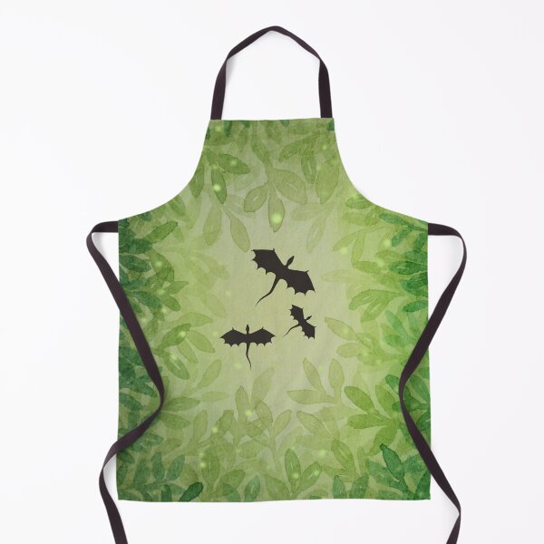 Item preview, Watercolour dragons in forest designed and sold by MKimo.