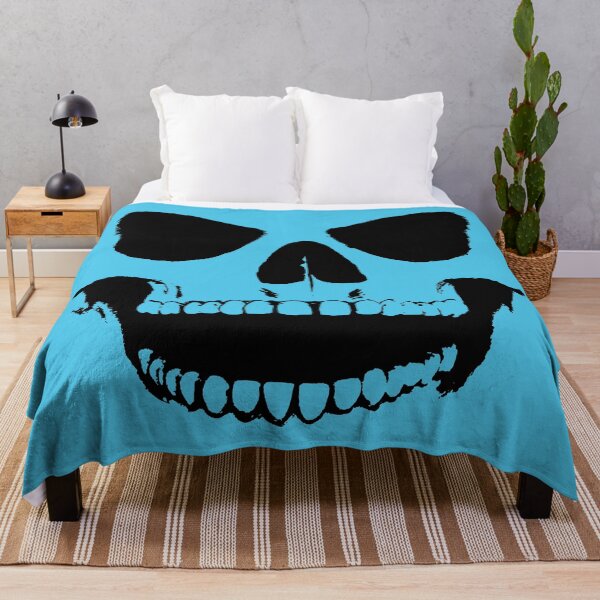 Item preview, Laughing Skull - Blue - S6 designed and sold by QuarterMoon.