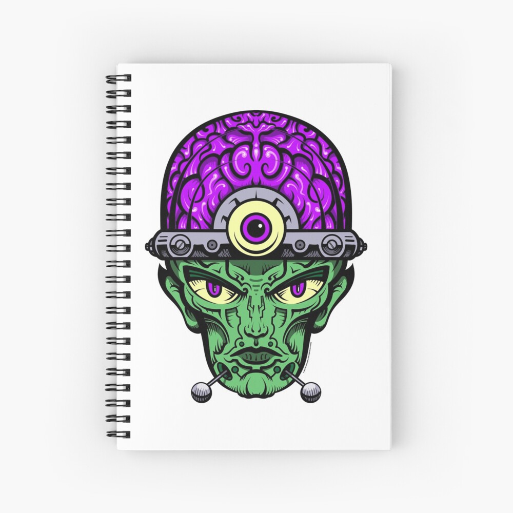 Item preview, Spiral Notebook designed and sold by sadmachine.
