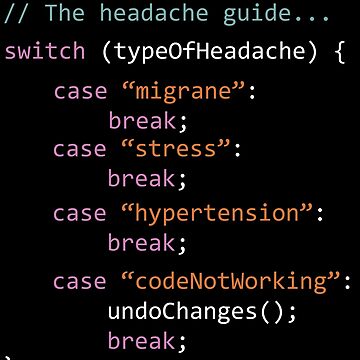 Artwork thumbnail, Programmer T-Shirt |  The headache guide by partharoy