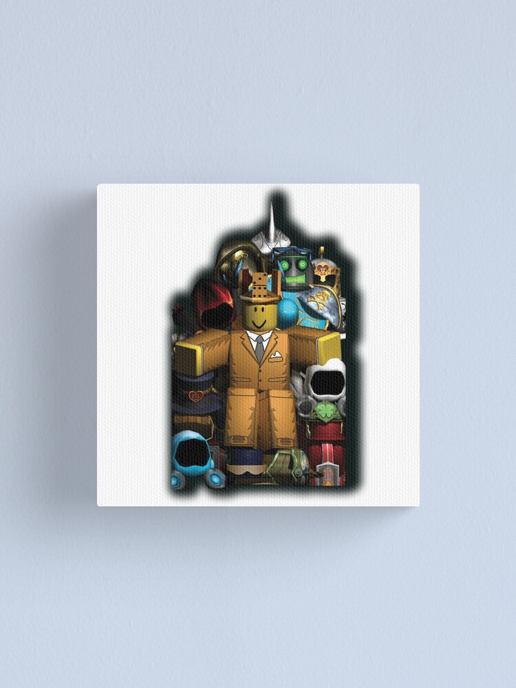 Game Of Roblox Roblox Game Characters Canvas Print By Affwebmm Redbubble - roblox ninja life