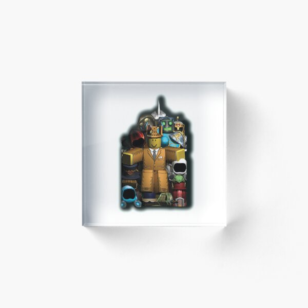 Game Of Roblox Roblox Game Characters Acrylic Block By Affwebmm Redbubble - c3po roblox