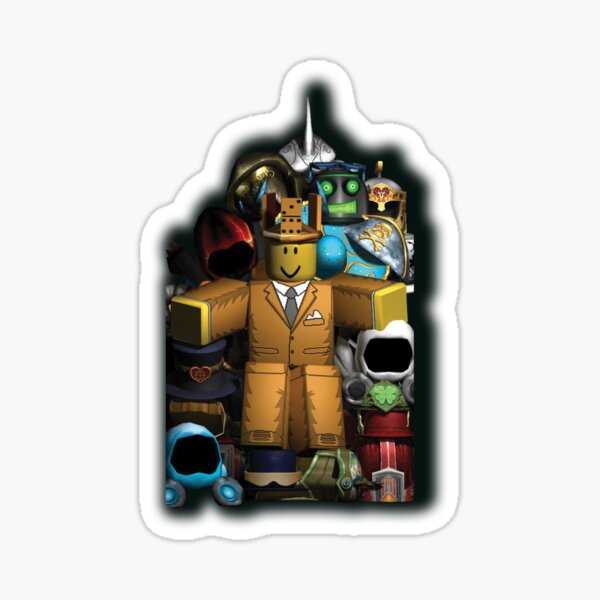 Game Of Roblox Roblox Game Characters Sticker By Affwebmm Redbubble - anime characters in roblox roblox anime tycoon