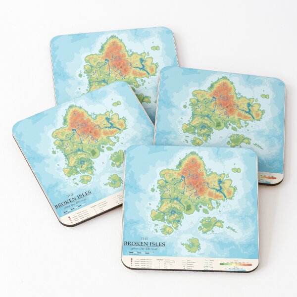 Item preview, Detailed broken isles map designed and sold by Sturmbart.