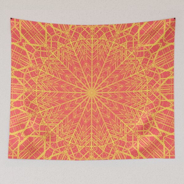 Item preview, Yellow/Orange/Red Mandala designed and sold by Lyle Hatch.