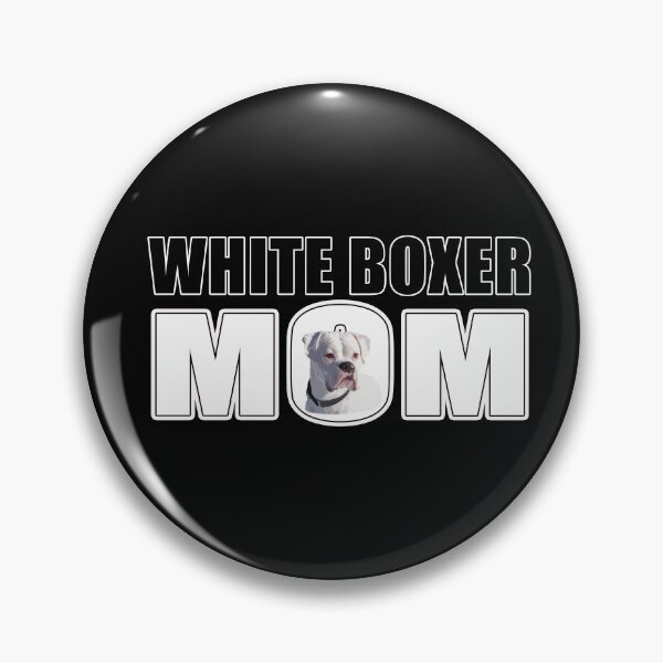 Item preview, White Boxer Dog Mom designed and sold by 3QuartersToday.