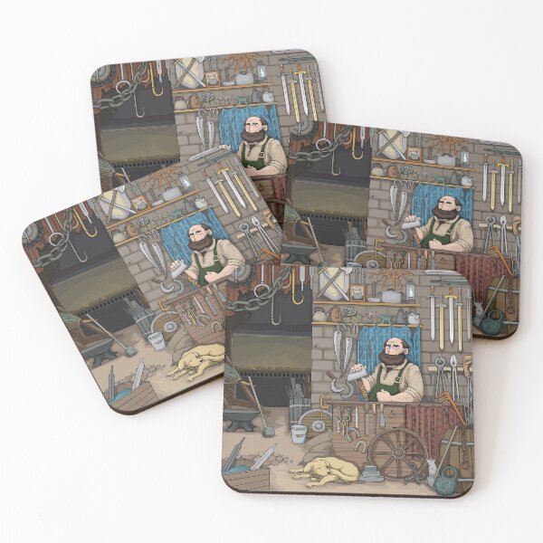 Item preview, Blacksmith in his workshop designed and sold by SleepyMarten.
