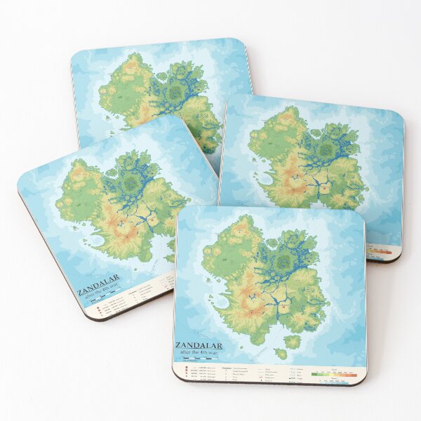 Item preview, Detailed Zandalar map designed and sold by Sturmbart.