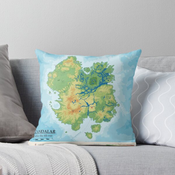 Item preview, Detailed Zandalar map designed and sold by Sturmbart.
