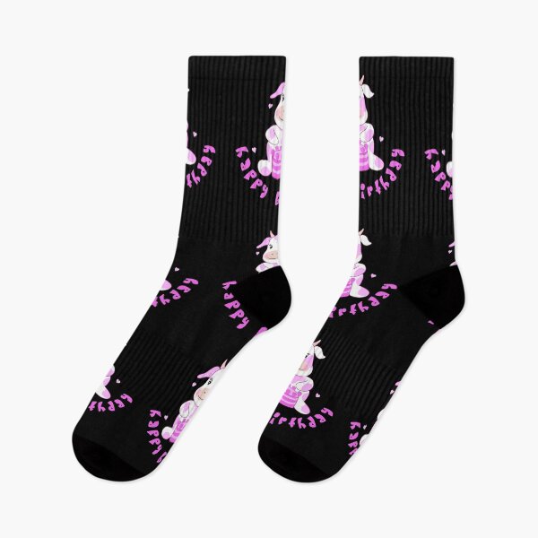Item preview, Happy birthday strawberry cow  designed and sold by PG Illustration.