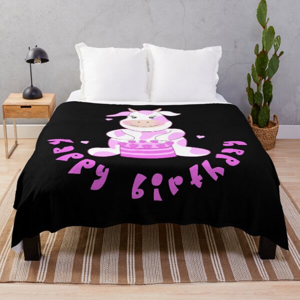 Item preview, Happy birthday strawberry cow  designed and sold by PG Illustration.