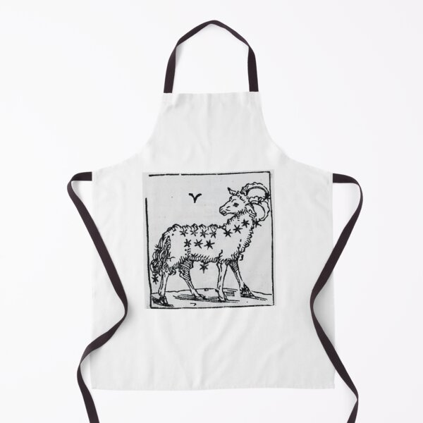 Aperçu de l'œuvre ARIES RAM - Old School Astrology créée et vendue par BurningDrivein.