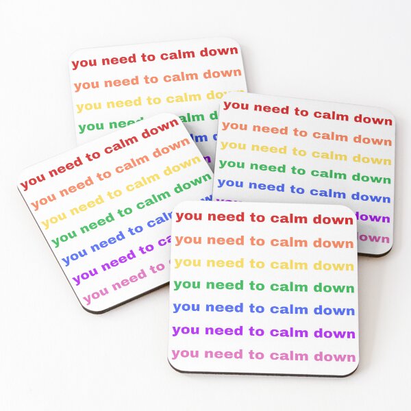 Item preview, You Need to Calm Down Rainbow designed and sold by girlandtheglow.