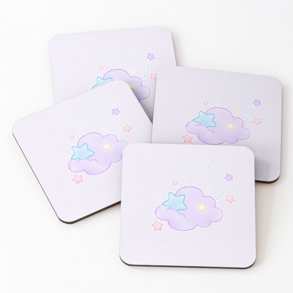 Item preview, Pastel Dreamy Lavender Cloud - Cute Kawaii Art designed and sold by BonBonBunny.