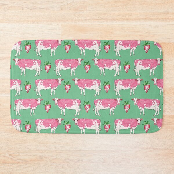 Item preview, Strawberry Cow Pattern designed and sold by okpinsArtDesign.