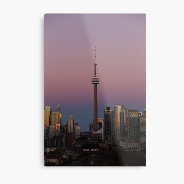 CN Tower Sunset Metal Print