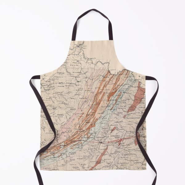 Item preview, Vintage Geological Map of Virginia (1875) designed and sold by BravuraMedia.