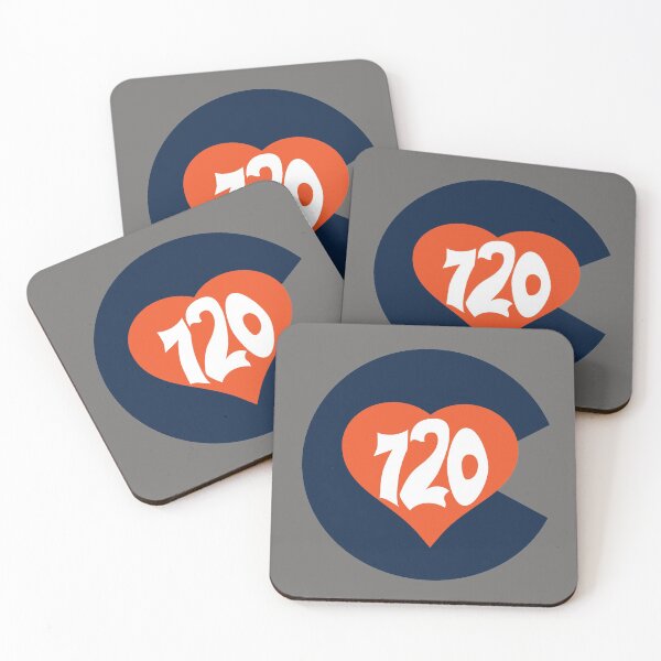 Item preview, Hand Drawn Colorado Heart Flag 720 Area Code Broncos designed and sold by itsrturn.