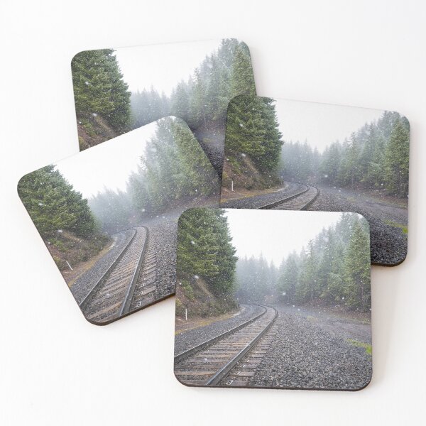 Item preview, Snowing on the Tracks designed and sold by KennethAscheri.