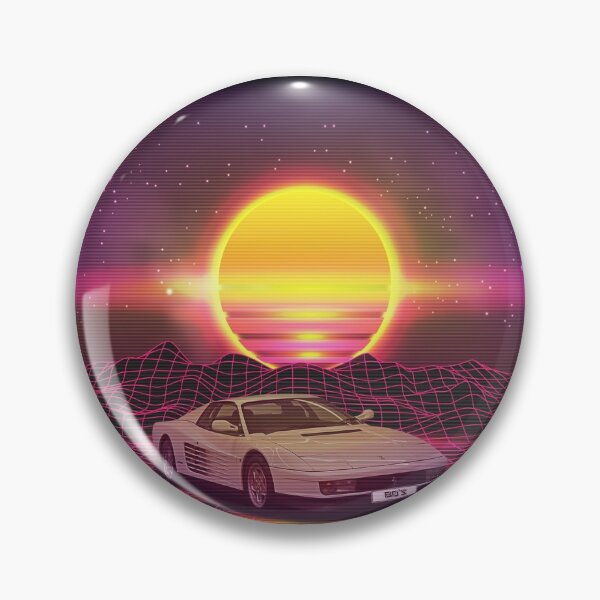 Item preview, Testarossa Synthwave Car designed and sold by yaekus.