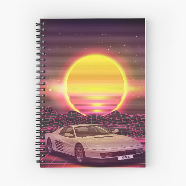Item preview, Testarossa Synthwave Car designed and sold by yaekus.