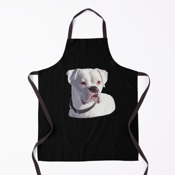 Item preview, All White Boxer Dog Portrait designed and sold by 3QuartersToday.
