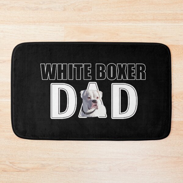 Item preview, White Boxer Dog Dad designed and sold by 3QuartersToday.