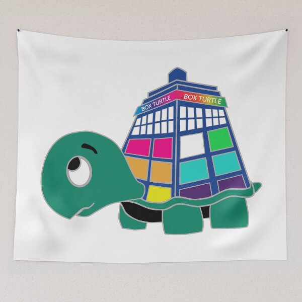Item preview, TORDIS Box Turtle Rainbow designed and sold by arturekdesign.