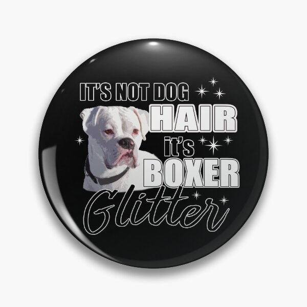 Item preview, White Boxer Dog Glitter designed and sold by 3QuartersToday.