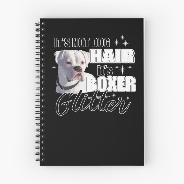 Item preview, White Boxer Dog Glitter designed and sold by 3QuartersToday.